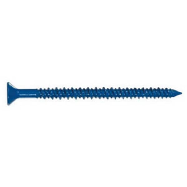 1/4" x 1-1/4 in Phillips Flat Machine Screw, Plain Steel